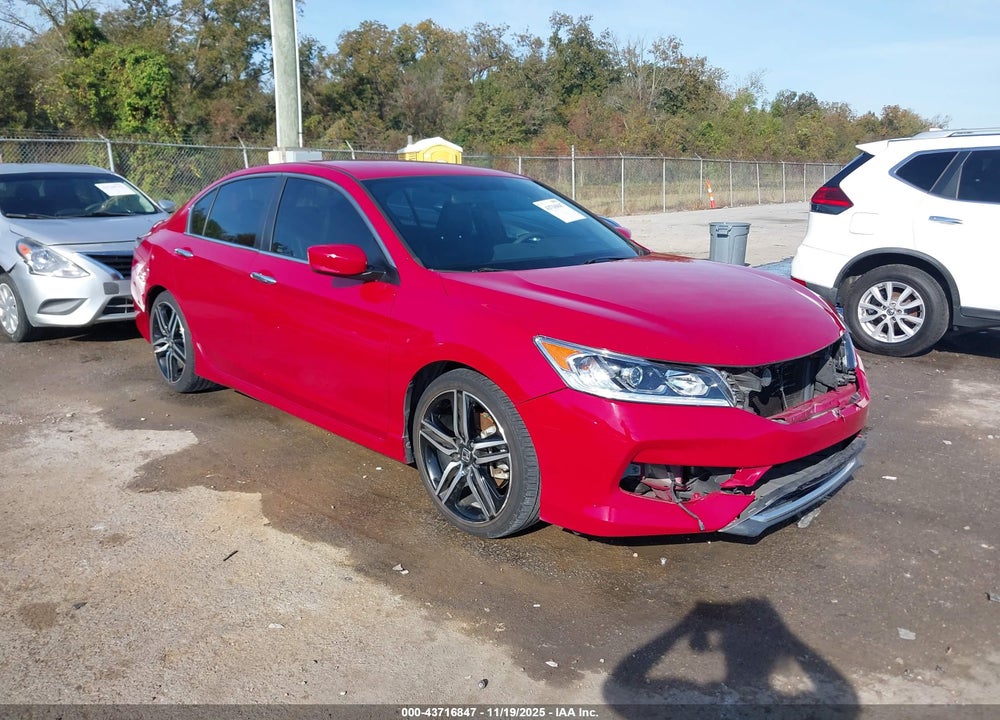 2016 HONDA ACCORD SPORT VIN: 1HGCR2F56GA148550