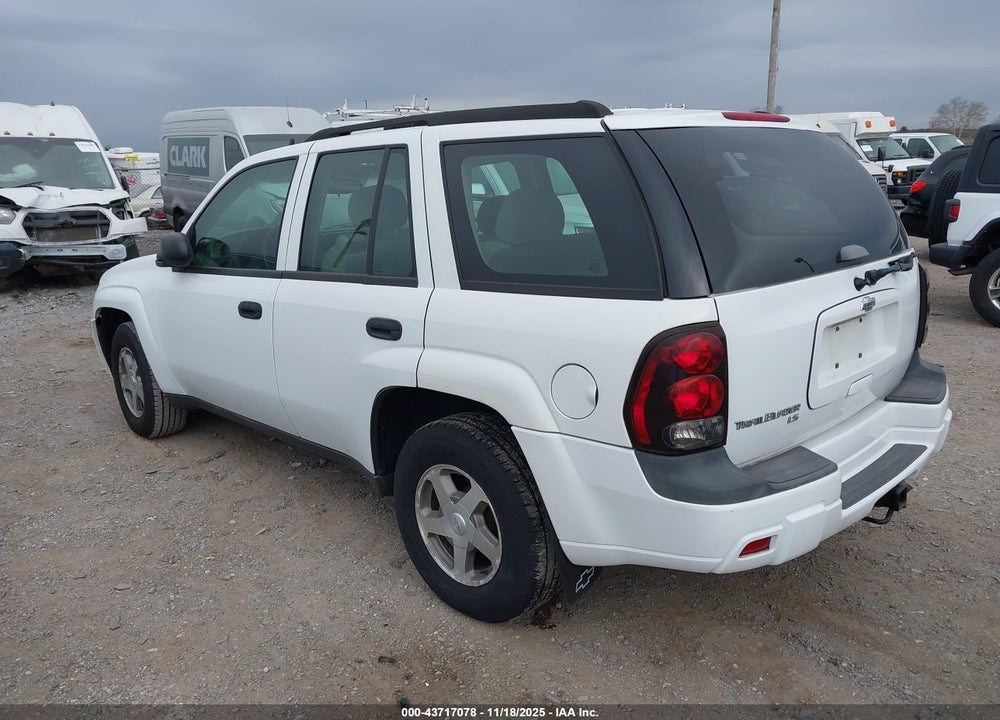 2006 CHEVROLET TRAILBLAZER VIN: 1GNDT13SX62184914