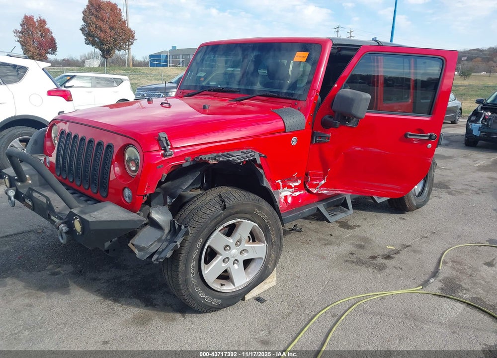 2016 JEEP WRANGLER UNLIMITED SPORT RHD VIN: 1C4BJWKG6GL312383