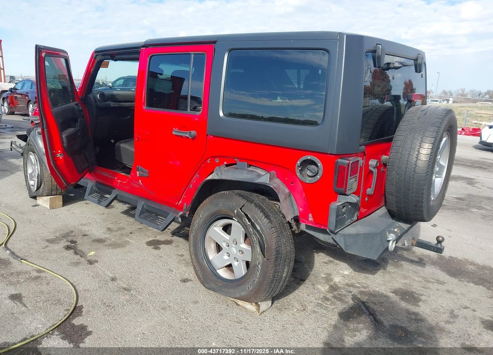 2016 JEEP WRANGLER UNLIMITED SPORT RHD VIN: 1C4BJWKG6GL312383