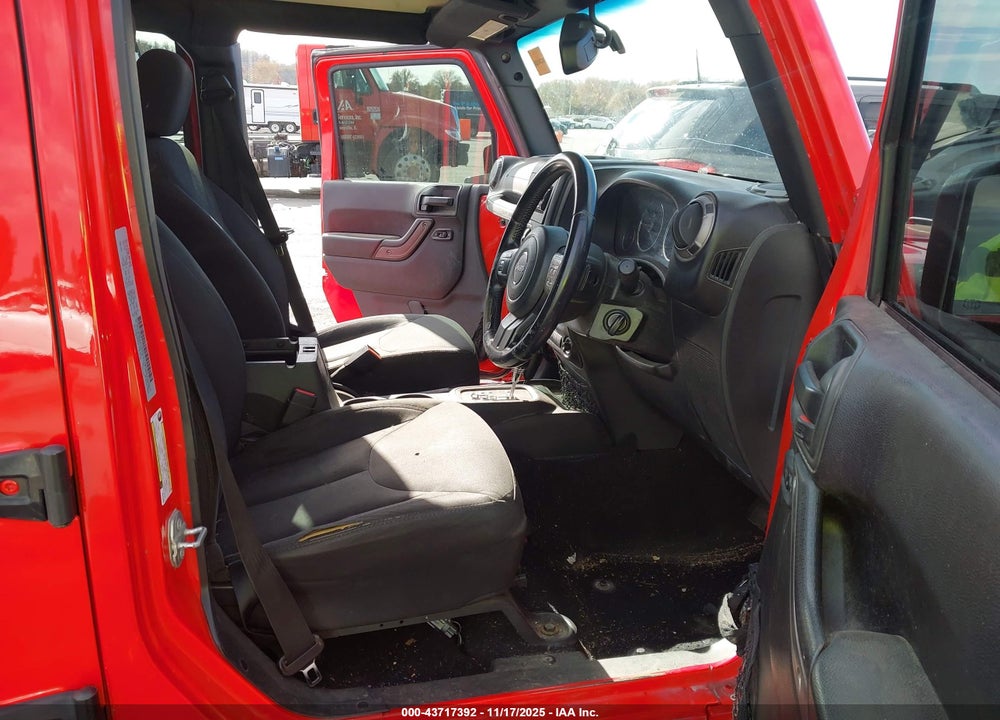 2016 JEEP WRANGLER UNLIMITED SPORT RHD VIN: 1C4BJWKG6GL312383