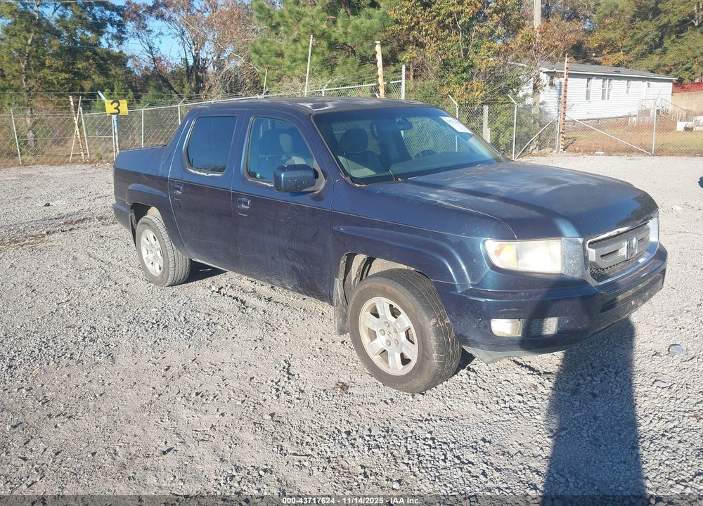 2009 HONDA RIDGELINE RTS VIN: 5FPYK16469B102860