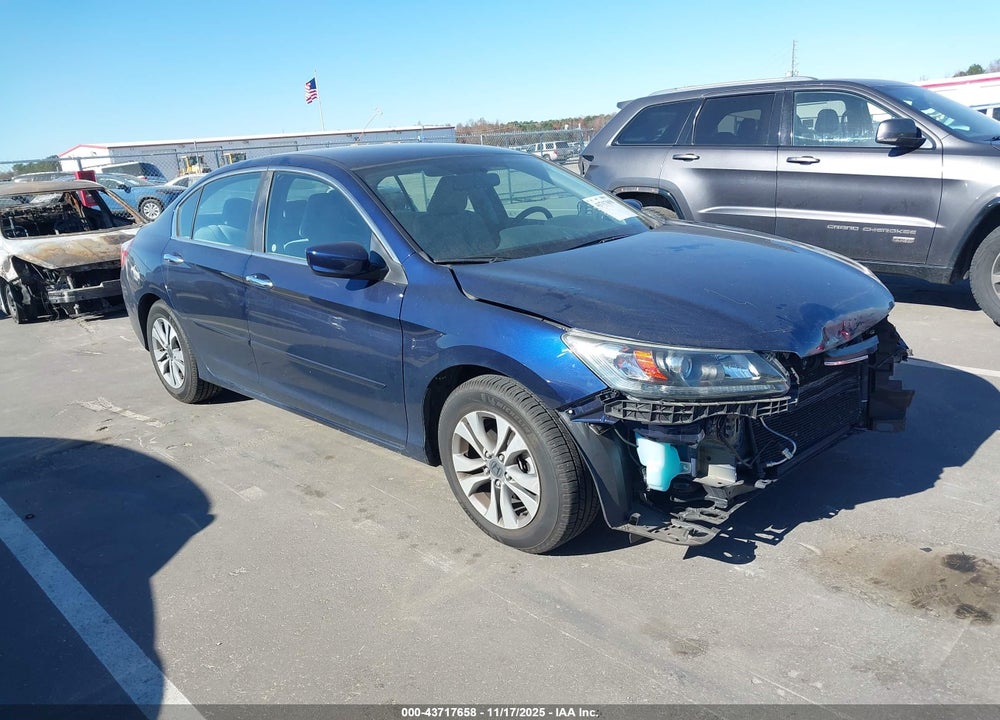 2013 HONDA ACCORD LX VIN: 1HGCR2F36DA258461