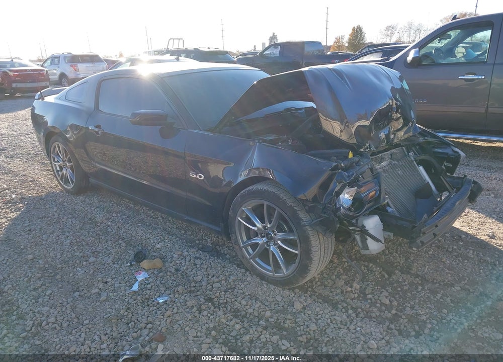 2011 FORD MUSTANG GT PREMIUM VIN: 1ZVBP8CF9B5152400