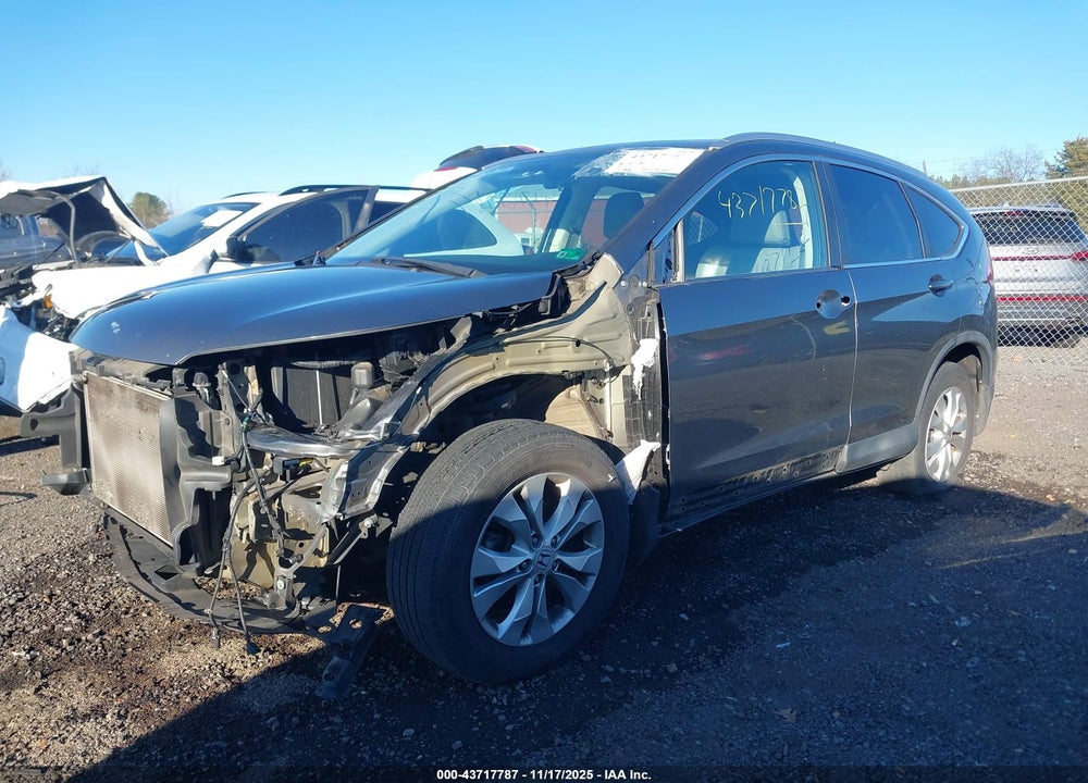 2014 HONDA CR-V EX-L VIN: 5J6RM4H75EL093604