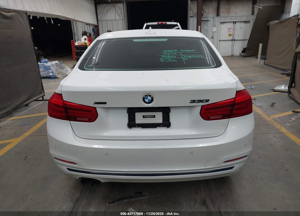 2018 BMW 330I XDRIVE VIN: WBA8D9C51JEM31757