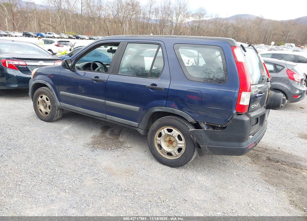 2005 HONDA CR-V LX VIN: SHSRD78555U302440