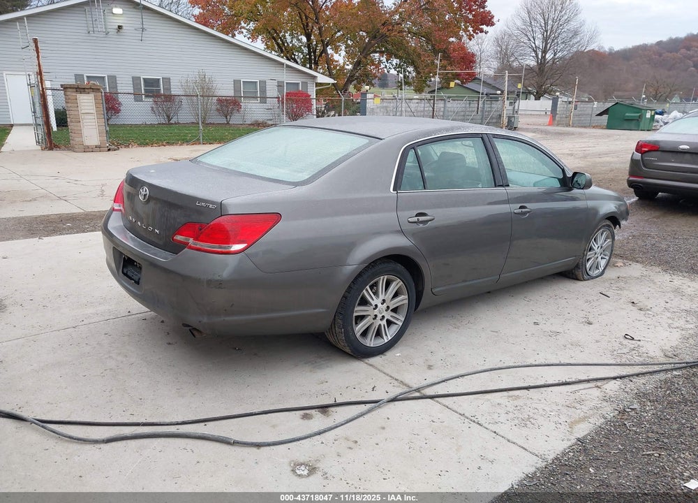 2007 TOYOTA AVALON LIMITED VIN: 4T1BK36B07U171911