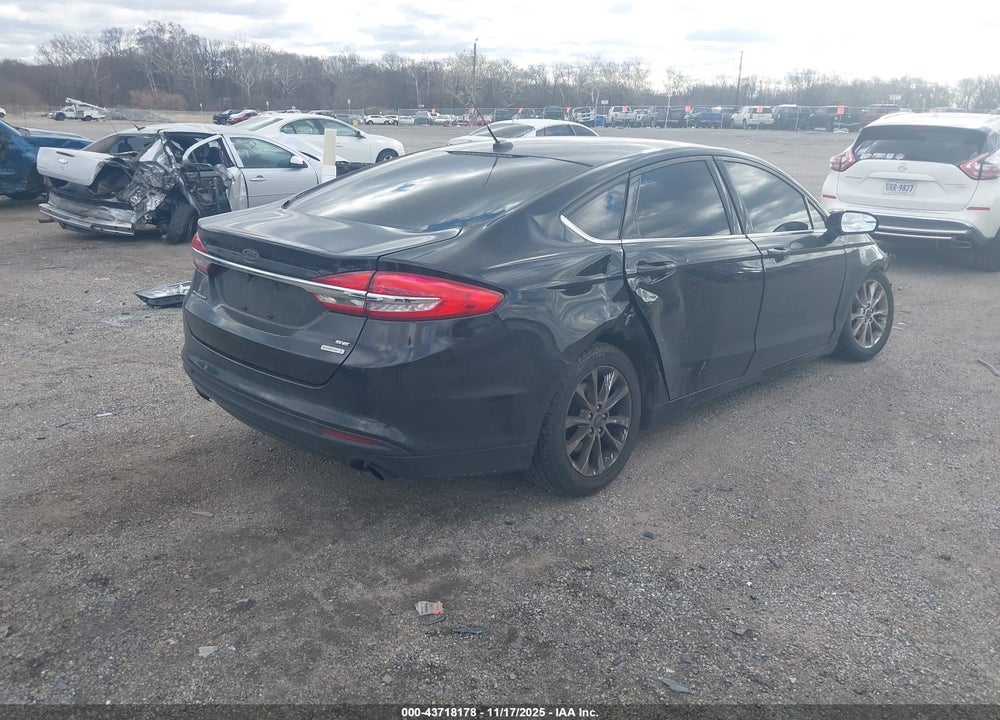 2017 FORD FUSION SE VIN: 3FA6P0HD7HR273421