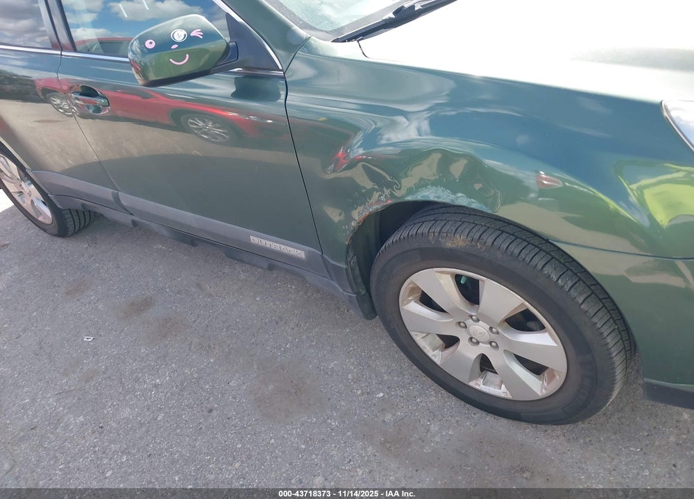 2012 SUBARU OUTBACK 2.5I PREMIUM VIN: 4S4BRCCC0C3245577