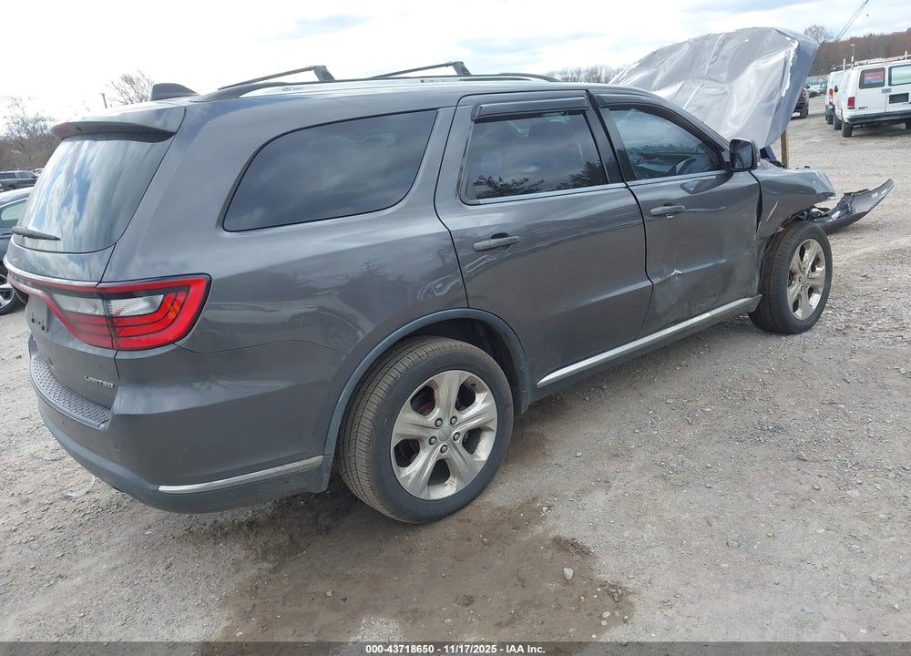 2015 DODGE DURANGO LIMITED VIN: 1C4RDJDG9FC112182