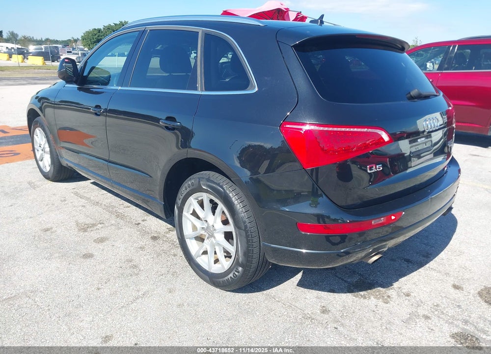 2012 AUDI Q5 2.0T PREMIUM VIN: WA1LFAFP3CA100821
