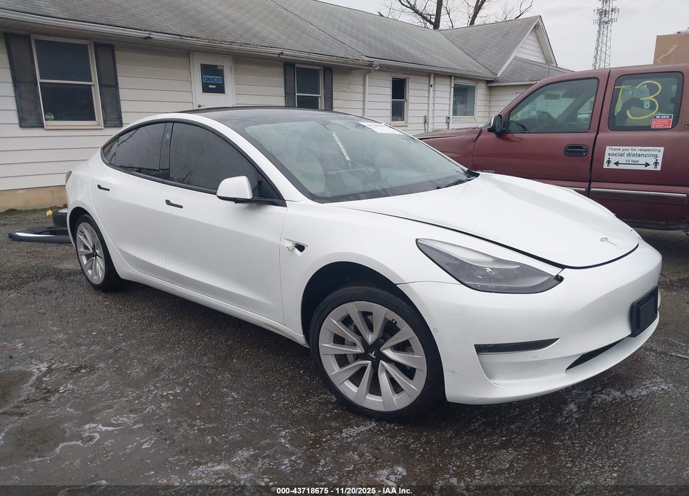 2022 TESLA MODEL 3 REAR-WHEEL DRIVE VIN: 5YJ3E1EA8NF303350