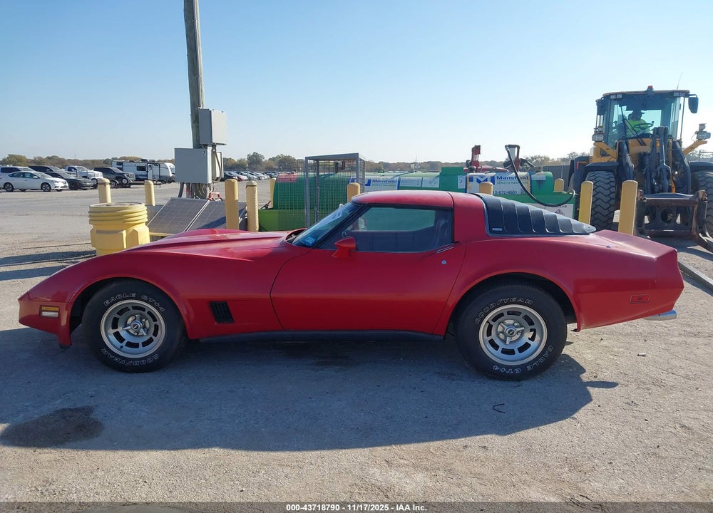 1981 CHEVROLET CORVETTE VIN: 1G1AY876XBS403604