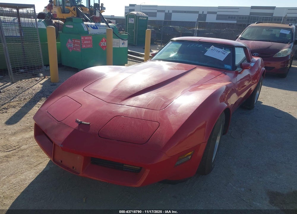 1981 CHEVROLET CORVETTE VIN: 1G1AY876XBS403604