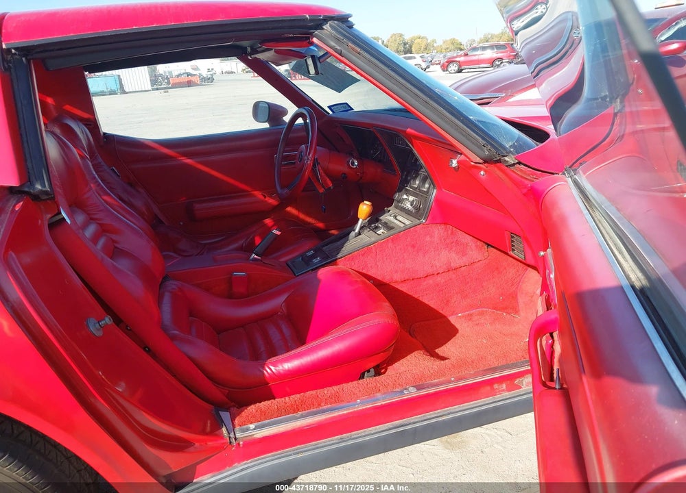 1981 CHEVROLET CORVETTE VIN: 1G1AY876XBS403604