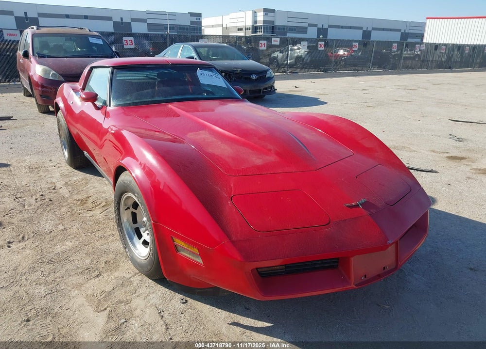 1981 CHEVROLET CORVETTE VIN: 1G1AY876XBS403604