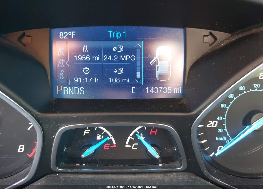 2013 FORD ESCAPE S VIN: 1FMCU0F79DUD69861