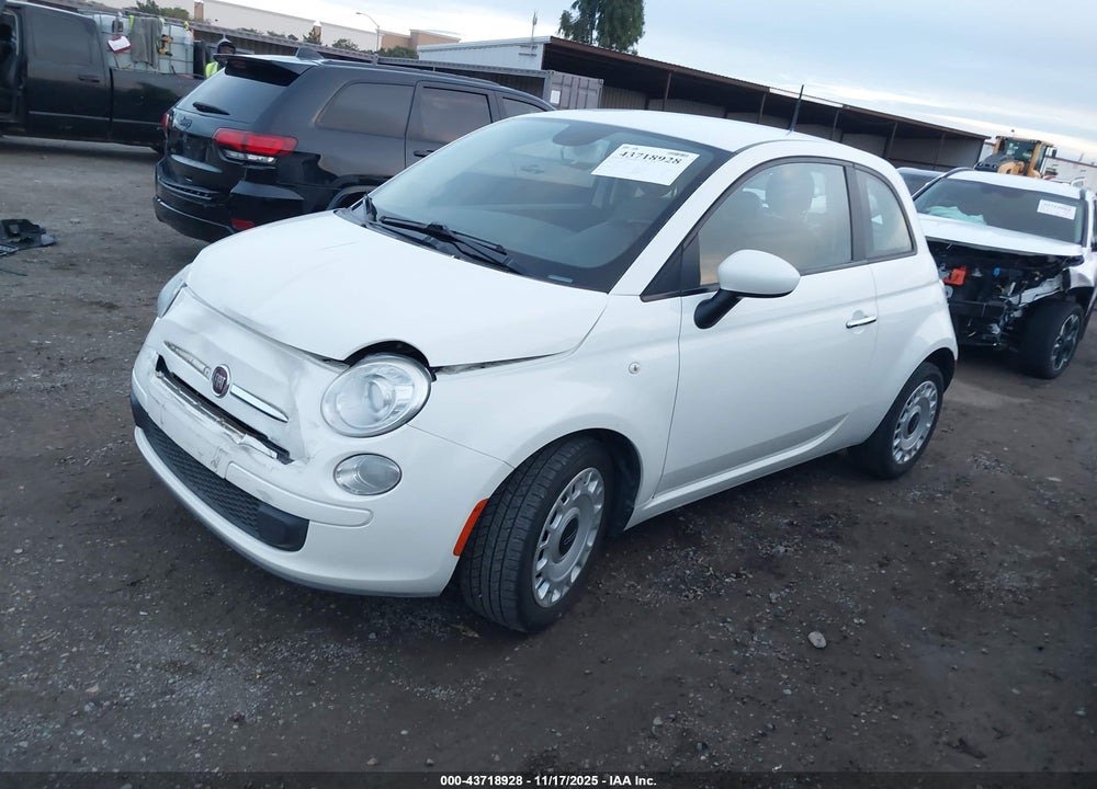 2013 FIAT 500 VIN: 3C3CFFAR2DT739489