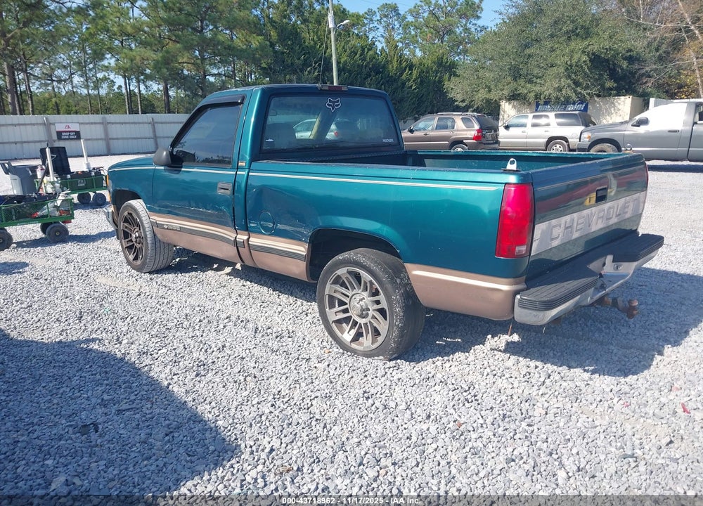 1997 CHEVROLET C1500 FLEETSIDE VIN: 1GCEC14M8VZ108966