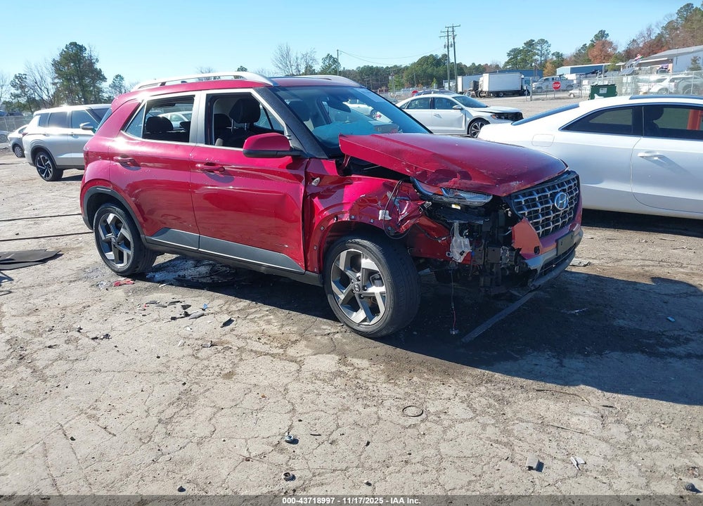 2022 HYUNDAI VENUE SEL VIN: KMHRC8A36NU134464