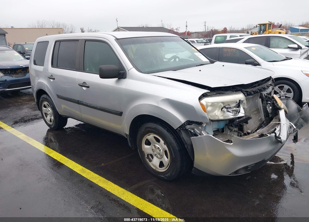 2012 HONDA PILOT LX VIN: 5FNYF4H24CB012835