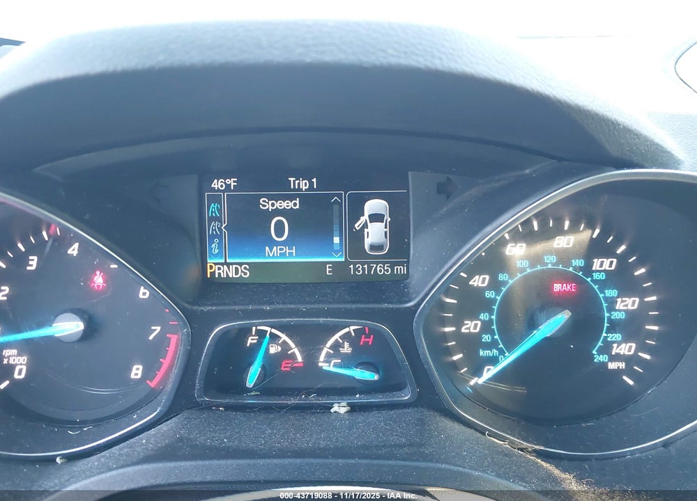 2016 FORD ESCAPE S VIN: 1FMCU0F77GUA51337