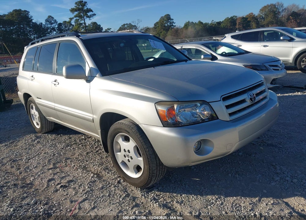 2006 TOYOTA HIGHLANDER LIMITED V6 VIN: JTEDP21A560123958