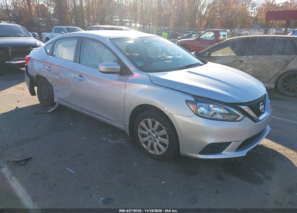 2017 NISSAN SENTRA SV VIN: 3N1AB7AP5HL650625
