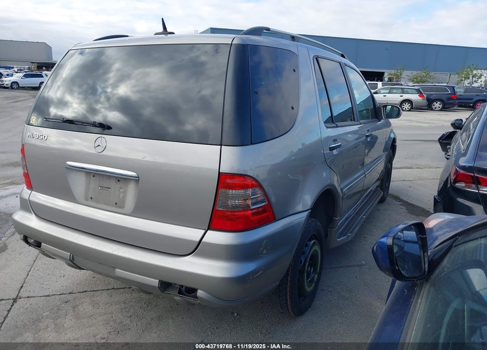 2005 MERCEDES-BENZ ML 350 4MATIC VIN: 4JGAB57E35A565529