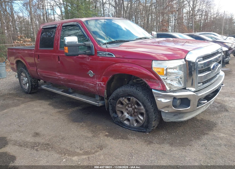 2013 FORD F-250 LARIAT VIN: 1FT7W2BT9DEB07556