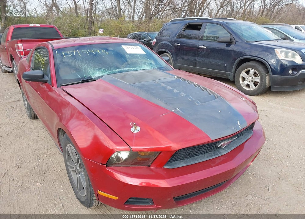 2012 FORD MUSTANG V6 PREMIUM VIN: 1ZVBP8AM3C5209371