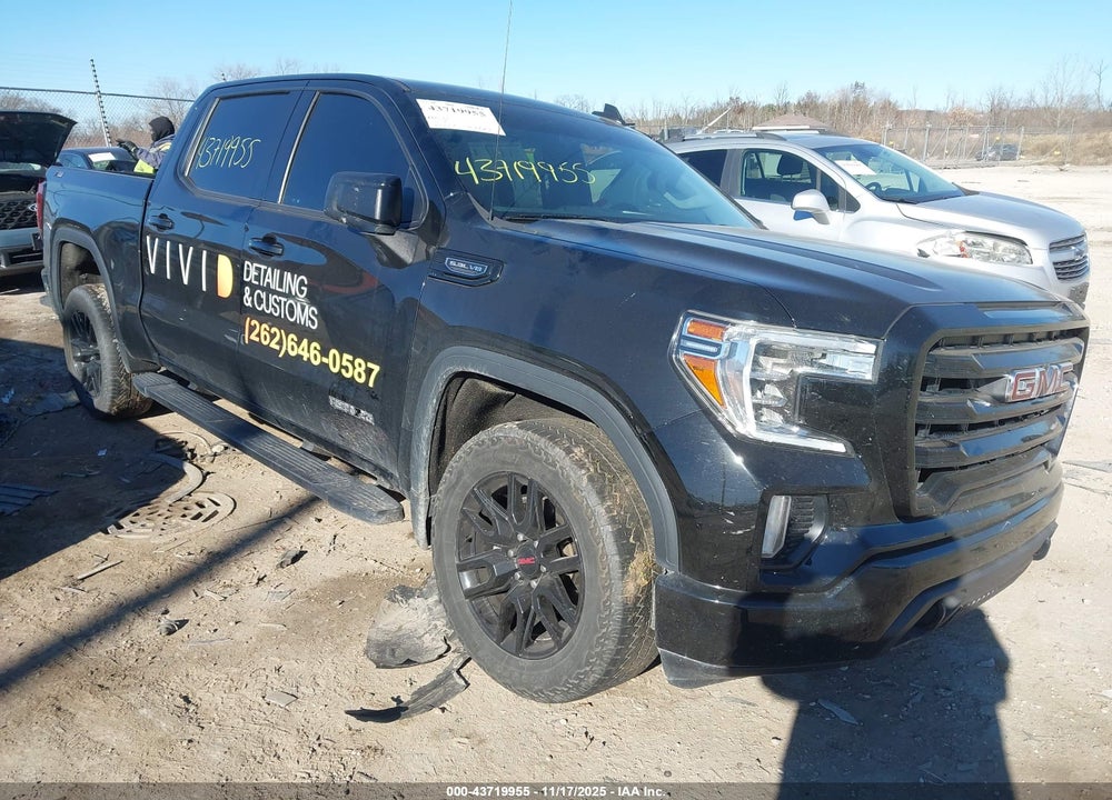 2021 GMC SIERRA 1500 4WD  SHORT BOX ELEVATION VIN: 3GTU9CED2MG436256