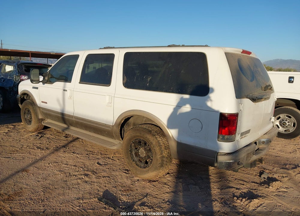2003 FORD EXCURSION EDDIE BAUER VIN: 1FMNU44P73EC18187
