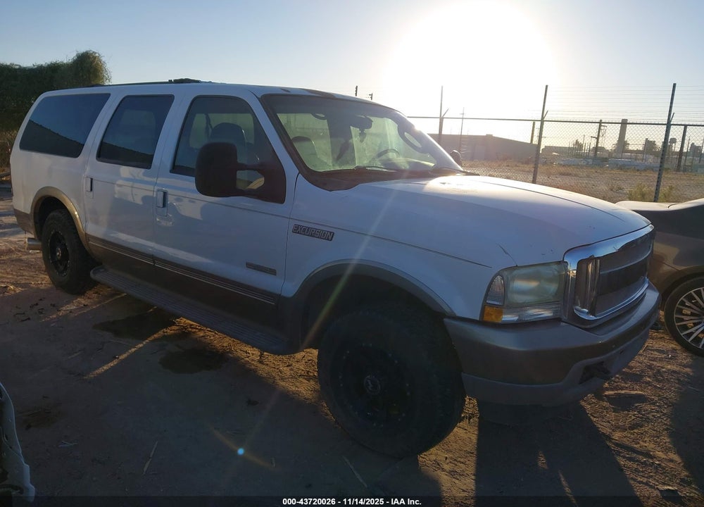 2003 FORD EXCURSION EDDIE BAUER VIN: 1FMNU44P73EC18187