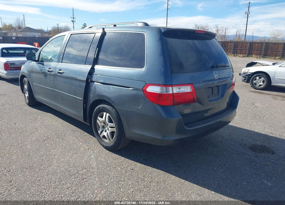 2006 HONDA ODYSSEY EX VIN: 5FNRL38486B445393