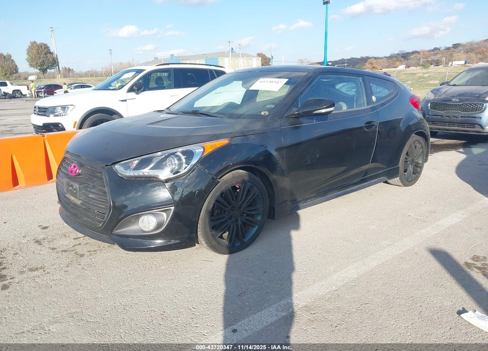 2016 HYUNDAI VELOSTER TURBO VIN: KMHTC6AE9GU253396