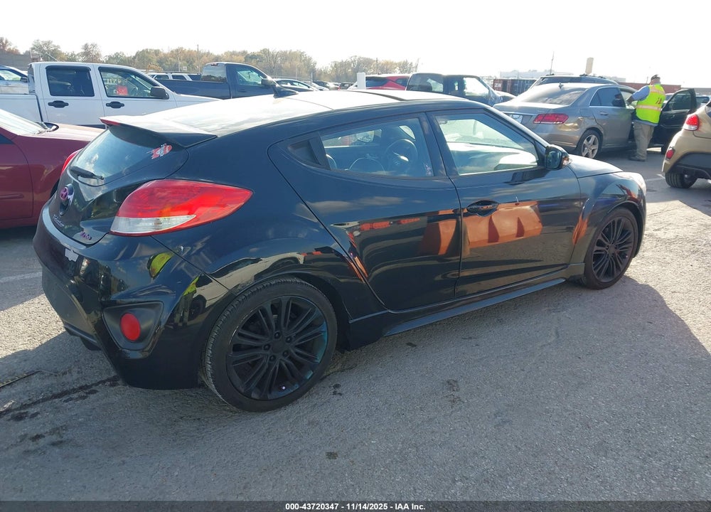 2016 HYUNDAI VELOSTER TURBO VIN: KMHTC6AE9GU253396