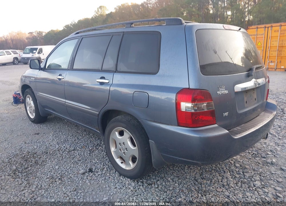 2006 TOYOTA HIGHLANDER LIMITED VIN: JTEDP21A960122974