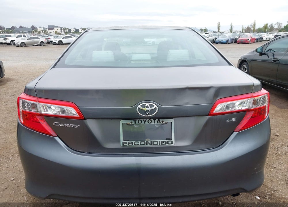 2013 TOYOTA CAMRY LE VIN: 4T1BF1FKXDU299691