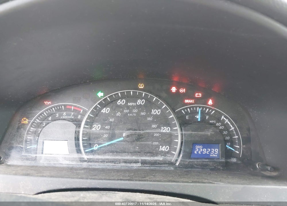2013 TOYOTA CAMRY LE VIN: 4T1BF1FKXDU299691