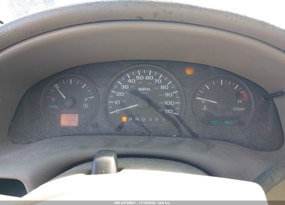 2003 OLDSMOBILE SILHOUETTE PREMIERE VIN: 1GHDX13E63D326080