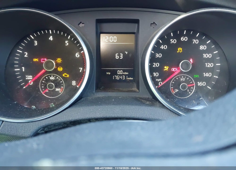 2012 VOLKSWAGEN JETTA SPORTWAGEN 2.5L S VIN: 3VWKP7AJ3CM671021