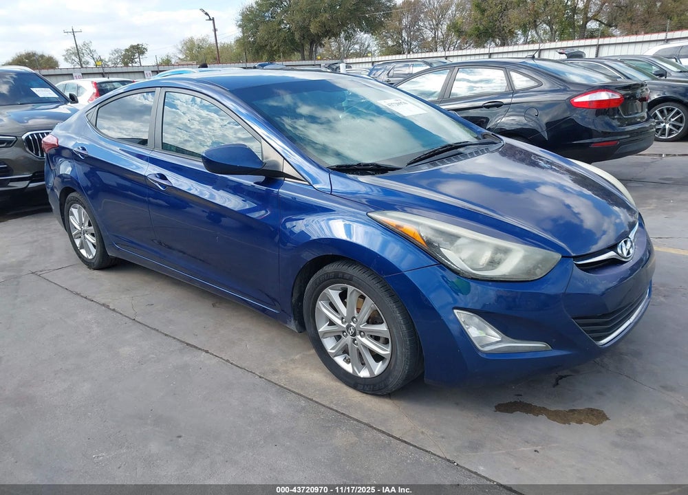 2016 HYUNDAI ELANTRA SE VIN: 5NPDH4AEXGH772174