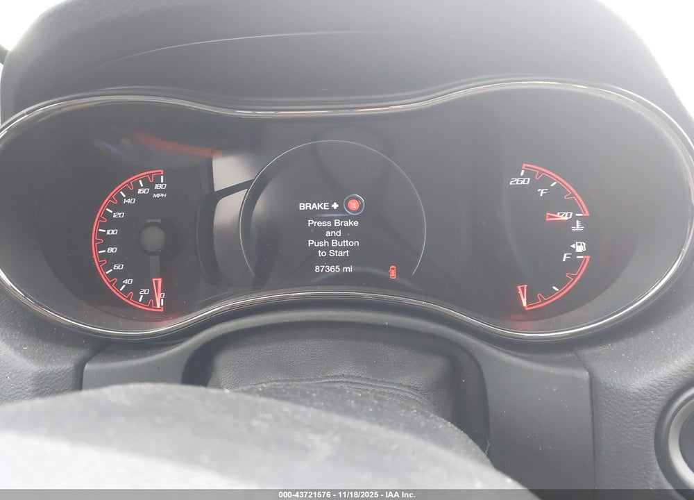 2019 DODGE DURANGO SRT AWD VIN: 1C4SDJGJ1KC605356
