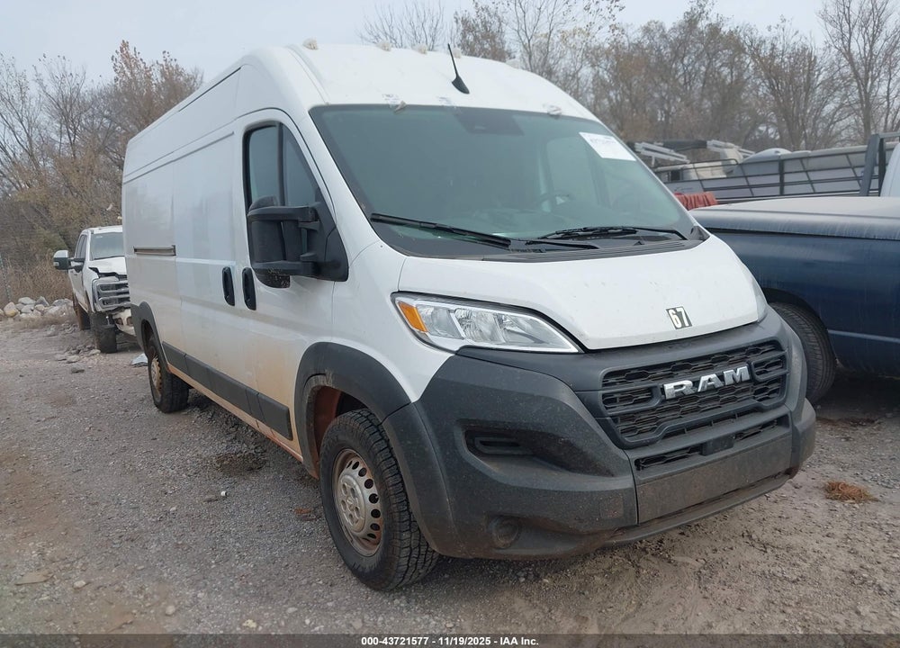2023 RAM PROMASTER 2500 HIGH ROOF 159 WB VIN: 3C6LRVDG1PE577796