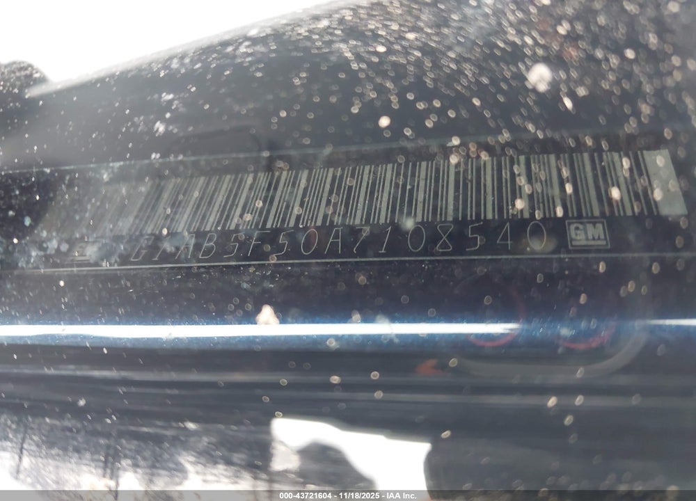 2010 CHEVROLET COBALT LS VIN: 1G1AB5F50A7108540