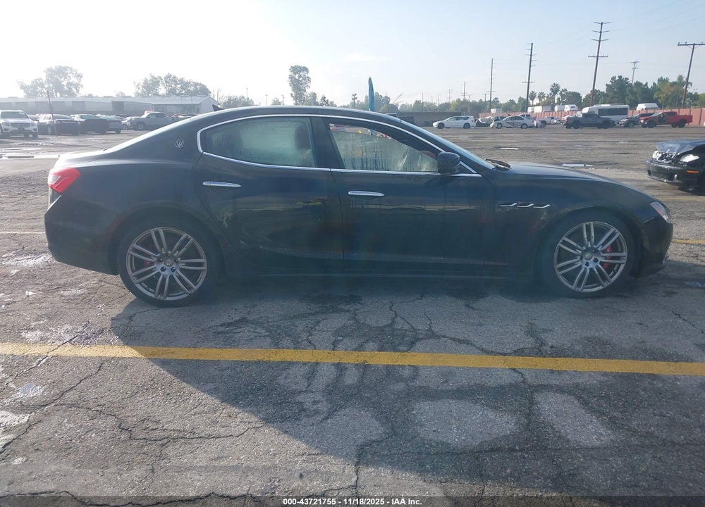 2016 MASERATI GHIBLI S VIN: ZAM57RSA9G1178081