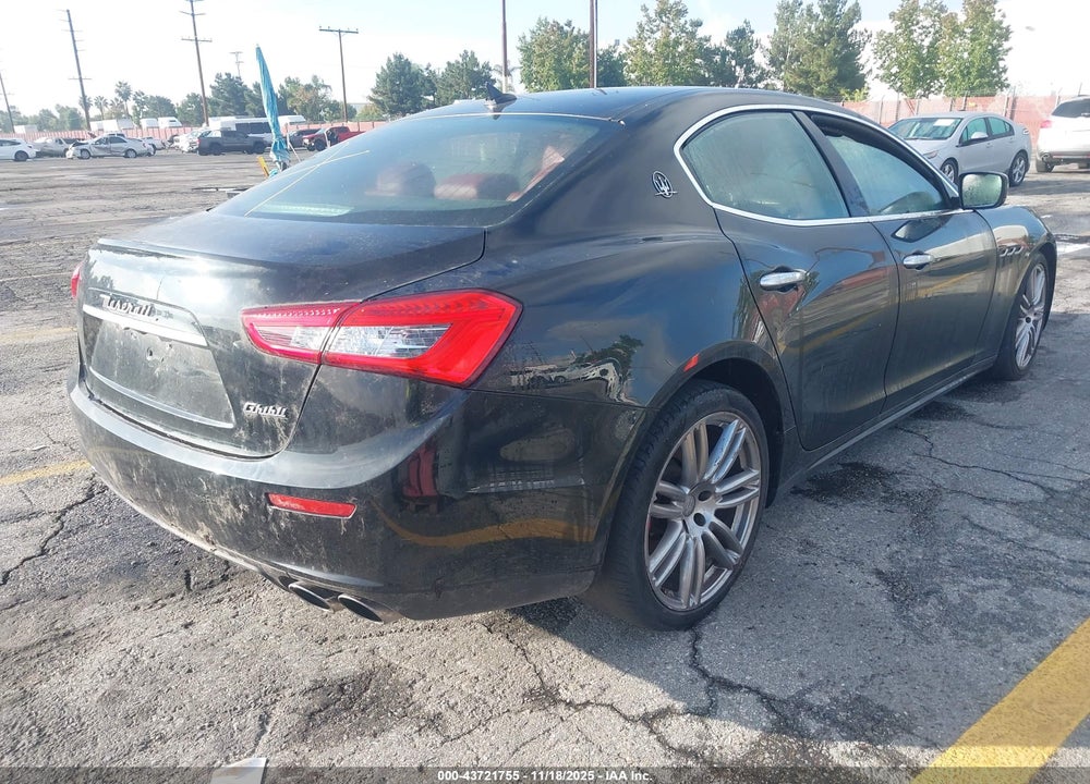 2016 MASERATI GHIBLI S VIN: ZAM57RSA9G1178081