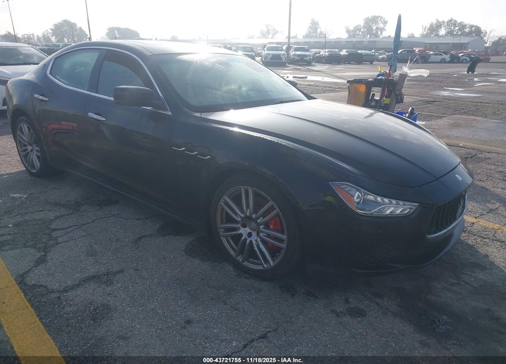 2016 MASERATI GHIBLI S VIN: ZAM57RSA9G1178081